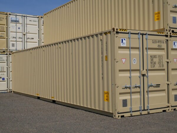 40' High Cube Container, Tan