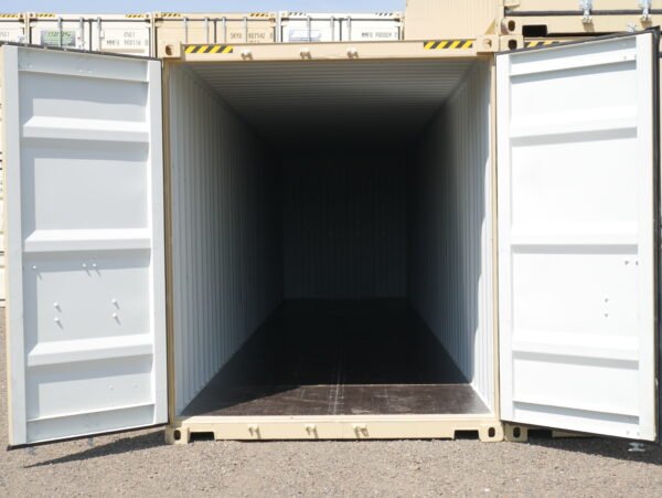 40' High Cube Container, Tan - Image 4