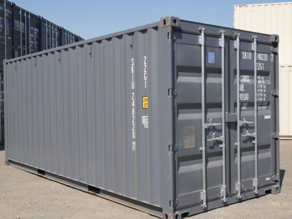 20' Standard Container, Dark Grey - Image 2